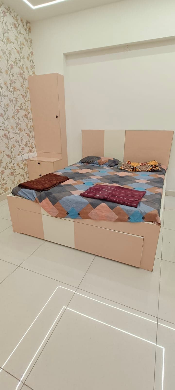 Pink Bedroom Storage