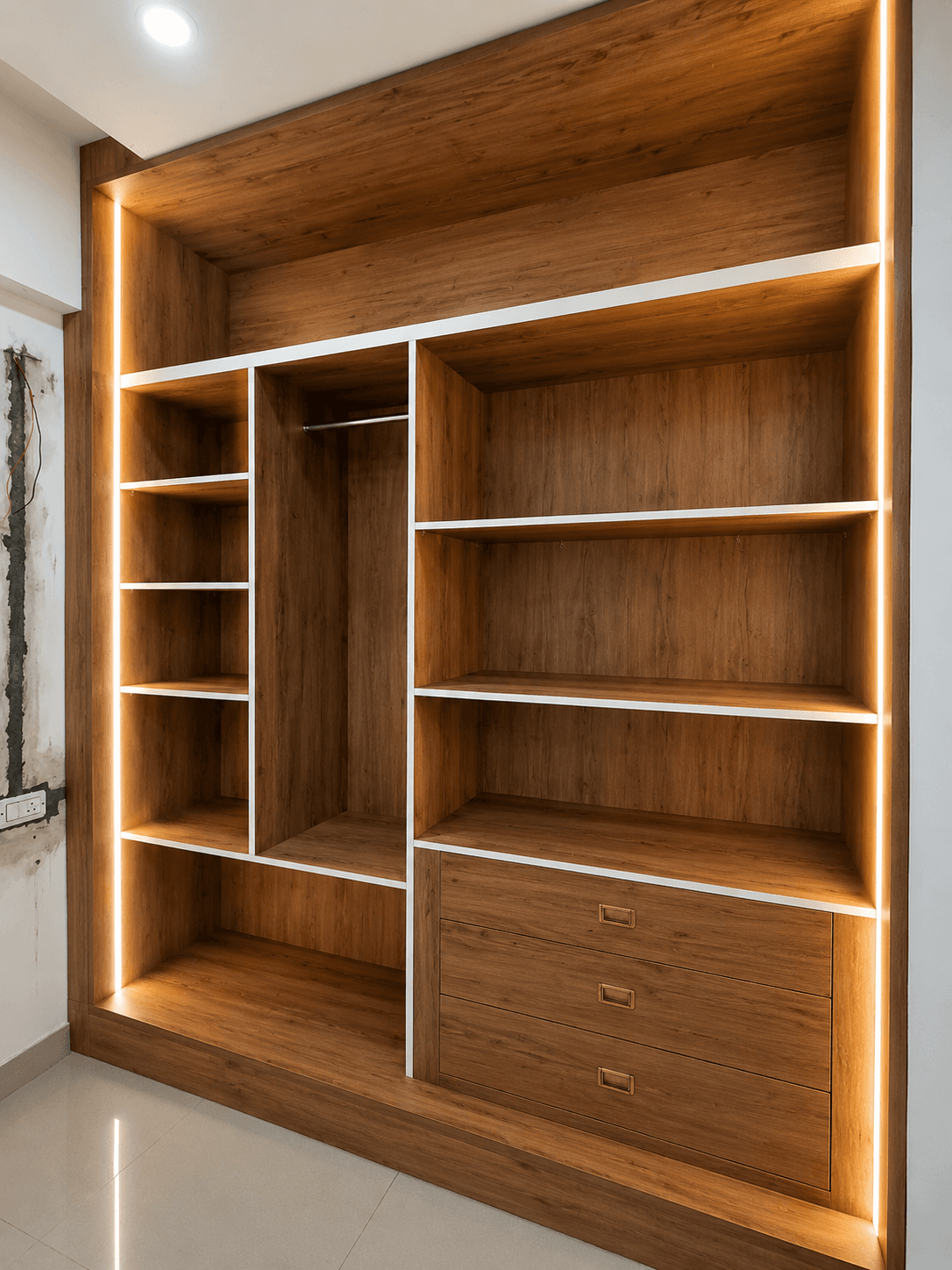 Wood Display Storage